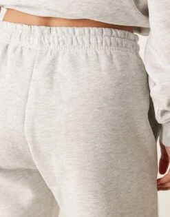 Gina Tricot Loose Fit Straight Leg Joggers In Light Grey Melange For Women -Curated Apparel Shop 207810255 3