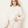 Gina Tricot Oversized Hoodie In Cream For Women