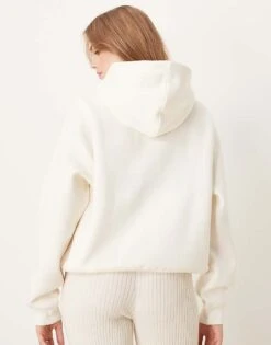 Gina Tricot Oversized Hoodie In Cream For Women -Curated Apparel Shop 207913617 3