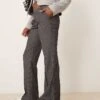 Gina Tricot Tailored Low Waist Relaxed Bootcut Trousers -Curated Apparel Shop 207913735 5
