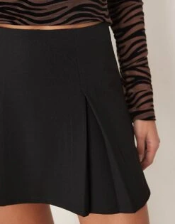 Gina Tricot Pleated Mini Skirt In Black For Women -Curated Apparel Shop 207952573 5